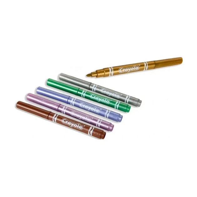 Фломастеры Crayola Metallic 6 шт (58-8828) - изображение 3