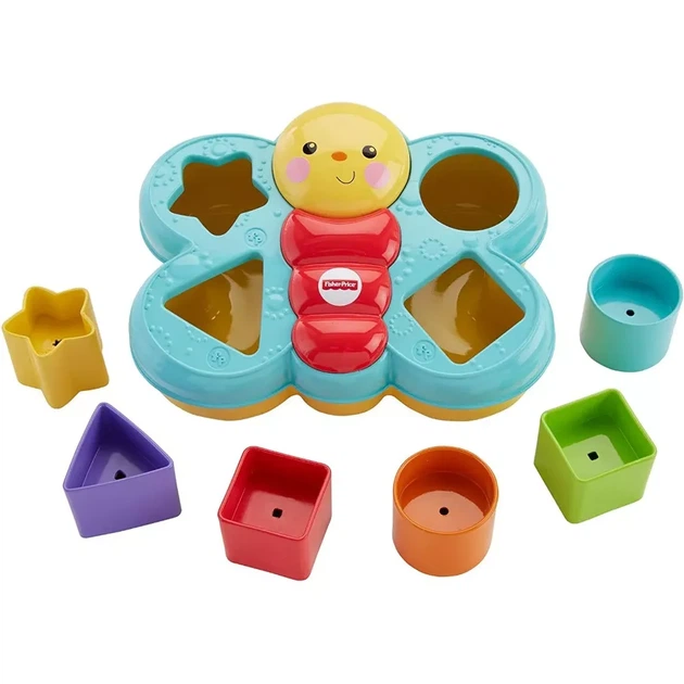 Сортер Fisher Price Бабочка (CDC22) - Фото 2 Сортер Fisher Price Бабочка (CDC22) - изображение 2