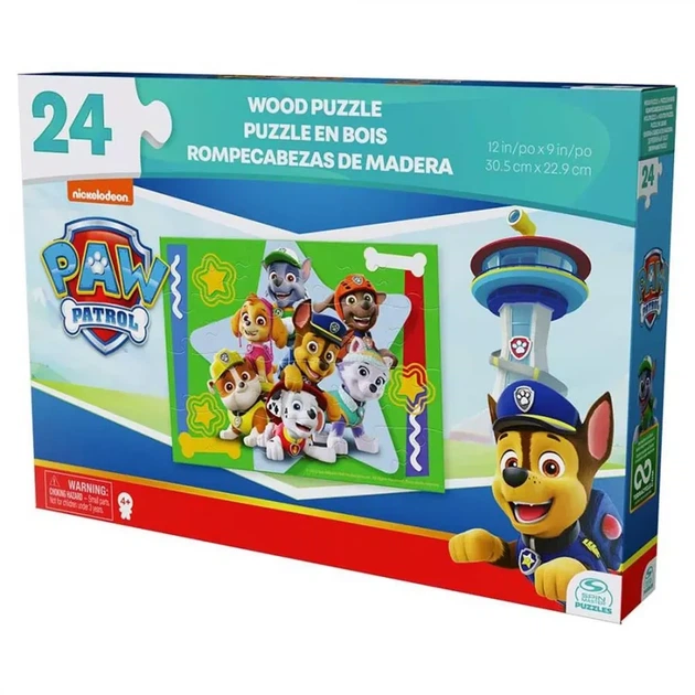 Пазл деревянный Paw Patrol 20х23 см (SM98489/6066932) - изображение 3