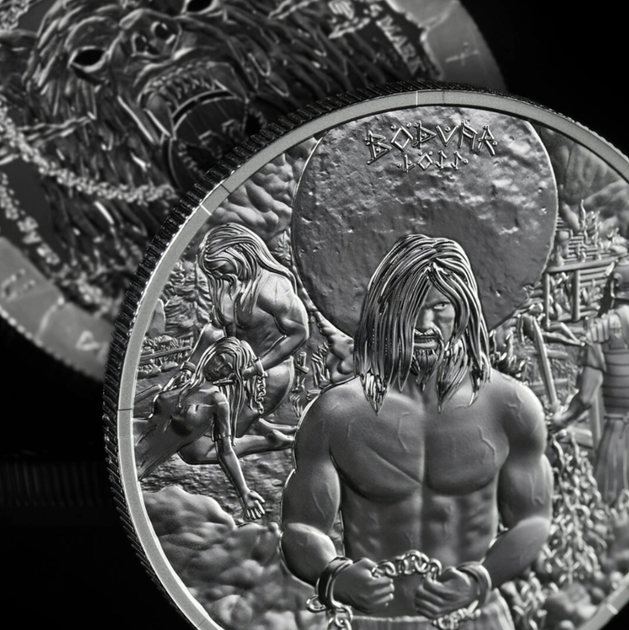 Срібна монета Сага про Бьодвара 2026 від Germania Mint (Bödvar Saga: Loss) - зображення 8