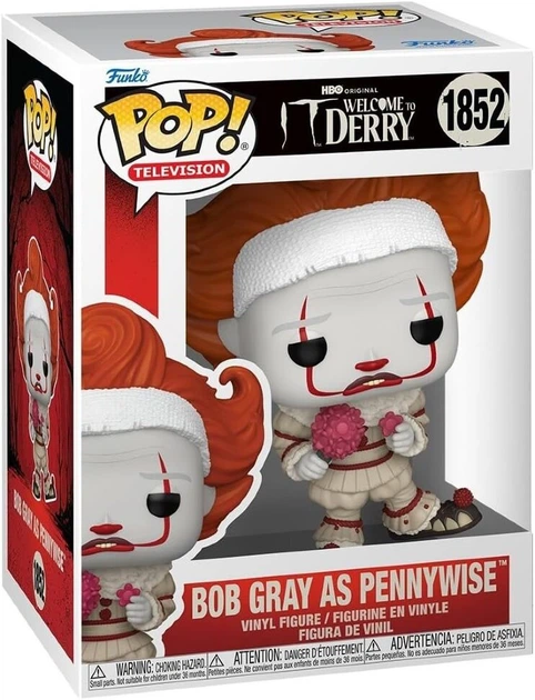 Фігурка Funko: Bob Gray As Pennywise IT Фанко Воно Пенівайз 1852 - Фото 3 Фігурка Funko: Bob Gray As Pennywise IT Фанко Воно Пенівайз 1852 - изображение 3