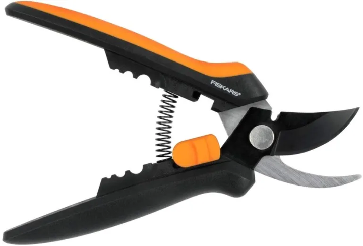 Секатор для цветов 22 см нержавеющая сталь обрезка растений Fiskars FK-2814 - изображение 3