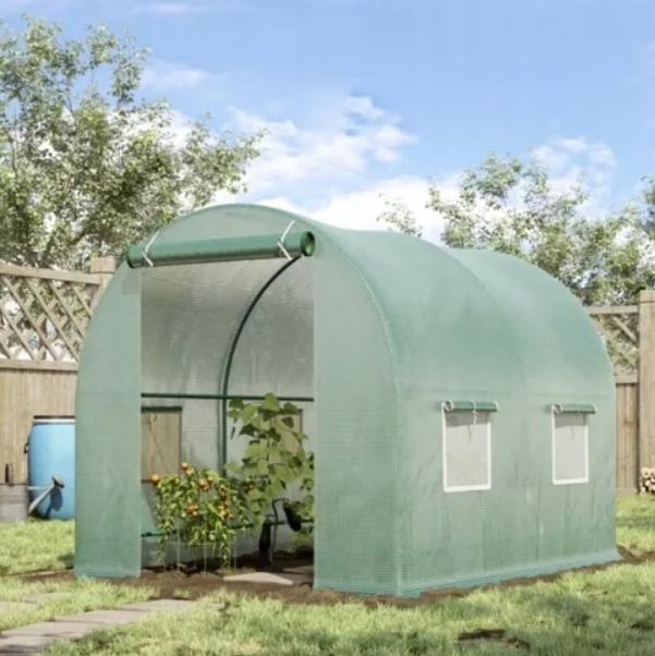 Пленка накрытия 2х2 4м2 для теплицы полиэтилен 140 г/м2 зеленая GARDLOV FK-3027 - изображение 8