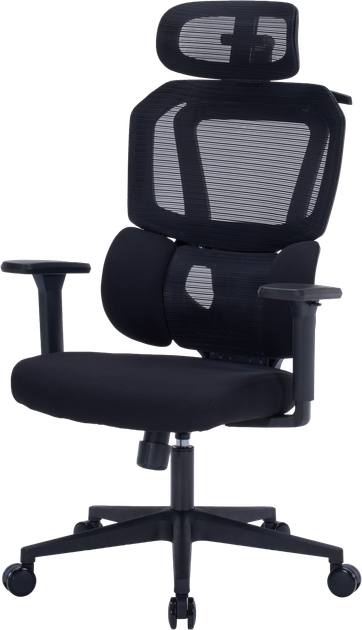 Кресло компьютерное офисное эргономичное OfficePro Unity OC510B Black - изображение 2