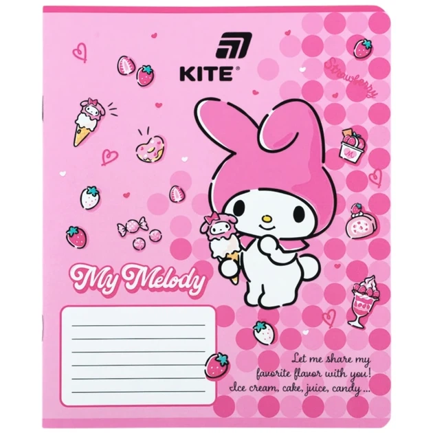 Зошит учнівський Hello Kitty Kite HK26-232 12 аркушів Різнокольоровий shop (4063276363794) - зображення 3
