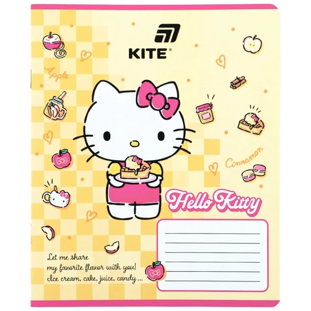 Зошит учнівський Hello Kitty Kite HK26-232 12 аркушів Різнокольоровий shop (4063276363794) - зображення 4
