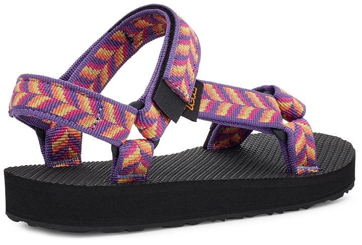 Сандалі дитячі Teva Kids Original Universal чорні з рожевим на літо Розмір 31 - Фото 4 Сандалі дитячі Teva Kids Original Universal чорні з рожевим на літо Розмір 31 - изображение 4
