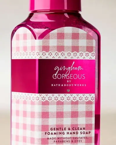 Мыло-пенка для рук Bath&Body Works Gingham Gorgeous Gentle & Clean Foaming Hand Soap 259 мл (1200198002551) - изображение 3