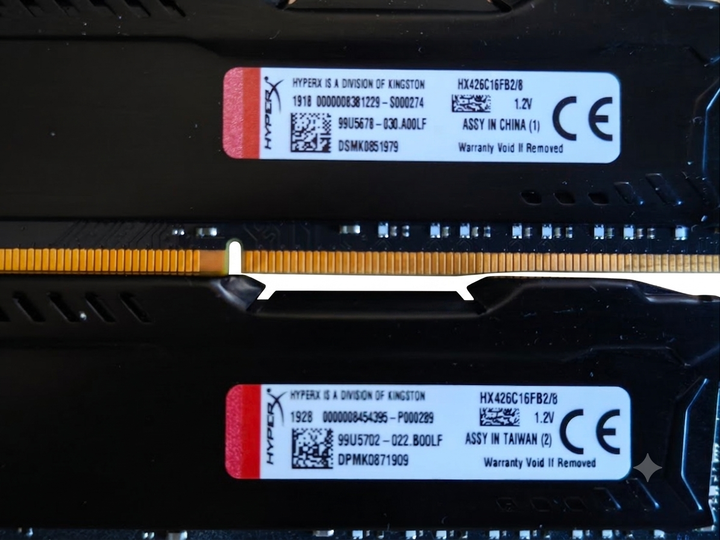 Оперативная память Kingston FURY 16GB DDR4-2666 PC4-21300 (2x8Gb) HyperX Black (HX426C16B2/8) - Фото 3 Оперативная память Kingston FURY 16GB DDR4-2666 PC4-21300 (2x8Gb) HyperX Black (HX426C16B2/8) - изображение 3