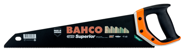 Ножовка по дереву BAHCO Superior™ 550 мм (2600-22-XT-HP) - Фото 2 Ножовка по дереву BAHCO Superior™ 550 мм (2600-22-XT-HP) - изображение 2