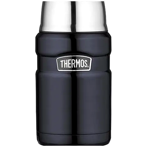 Термос для їжі 0.71 літра неіржавка сталь для дому 1 шт Thermos синій - зображення 2
