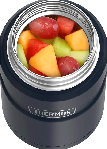 Термос для їжі 0.71 літра неіржавка сталь для дому 1 шт Thermos синій - зображення 6