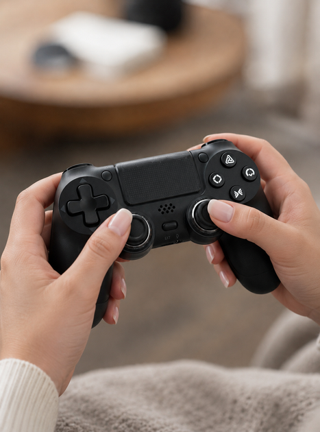 Джойстик бездротовий для телефона пк геймпад ігровий ps4 ps5 xbox блютуз для смартфона планшета ноутбука контроллер для iOS Android універсальний з USB кабель BS-350 OnePro 74043 - Фото 10 Джойстик бездротовий для телефона пк геймпад ігровий ps4 ps5 xbox блютуз для смартфона планшета ноутбука контроллер для iOS Android універсальний з USB кабель BS-350 OnePro 74043 - зображення 10