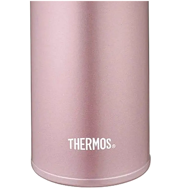 Термокружка 350 мл с крышкой для напитков Thermos для путешествий розовая - изображение 5