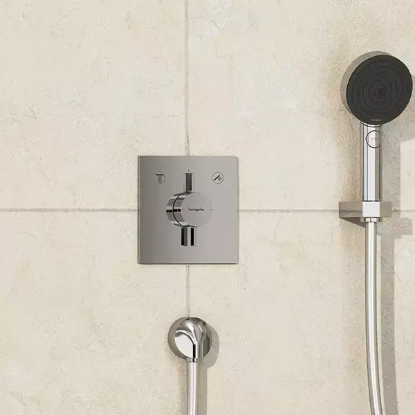 Смеситель для душа Hansgrohe DuoTurn E термостатический, хром (75617000) - изображение 3