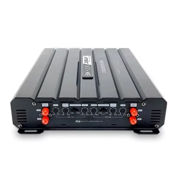 Автомобильный усилитель звука Boschmann XW-F4399 с Bluetooth 4 канальный автоусилитель 1700 Вт Мощный усилитель для сабвуфера Black - изображение 2