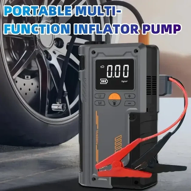 Пусковое автомобильное устройство JUMP STARTER T-700 с компрессором - изображение 2