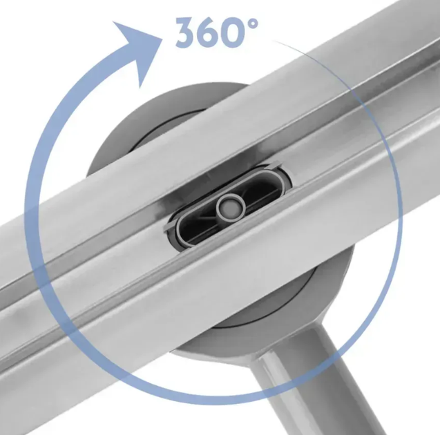 Душовий трап REA NEOX SLIM PRO 700 мм, хром, сухий затвор - изображение 2
