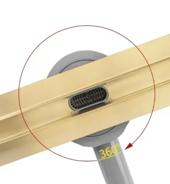 Душовий трап REA NEOX SLIM PRO 1000 мм, золото, сухий затвор - зображення 2