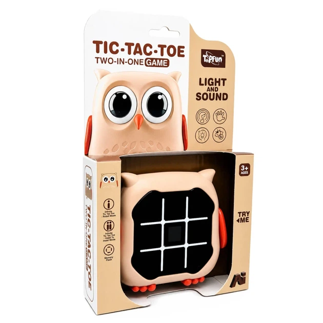 Детская игра Tic-Tac-Toe G66 интерактивная со светом и звуком пластиковая 15x4x26,2 см разноцветная - Фото 1 Детская игра Tic-Tac-Toe G66 интерактивная со светом и звуком пластиковая 15x4x26,2 см разноцветная - изображение 1