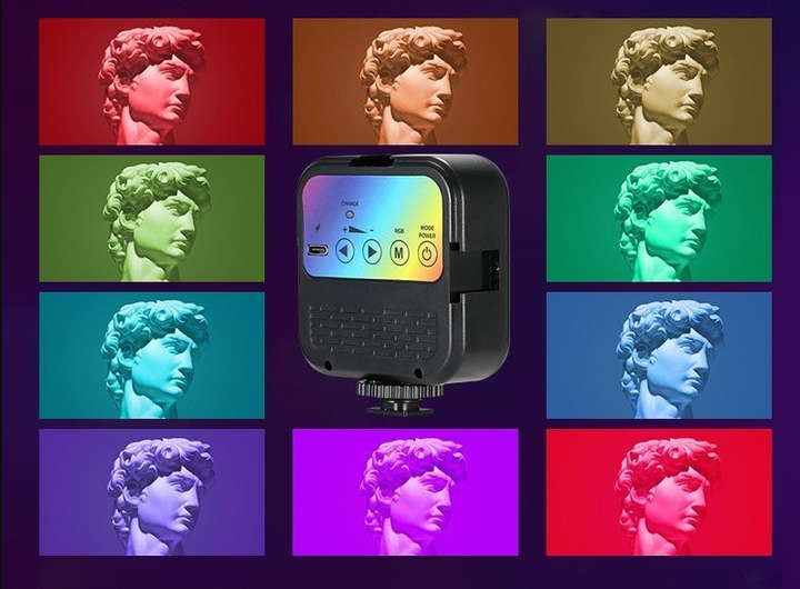 Студийная LED лампа WL-R1, 23000-7000K, освещение для съемки, RGB подсветка - Фото 7 Студийная LED лампа WL-R1, 23000-7000K, освещение для съемки, RGB подсветка - изображение 7
