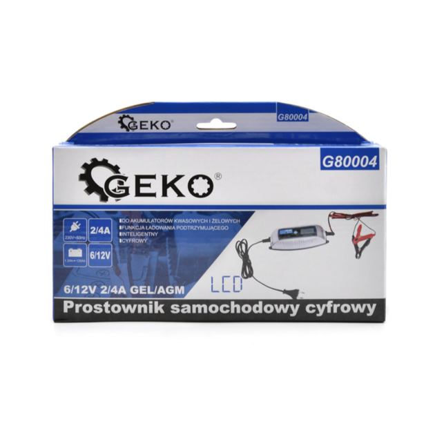 Зарядное устройство 6/12V 4A импульсное GEKO G80004 - изображение 4