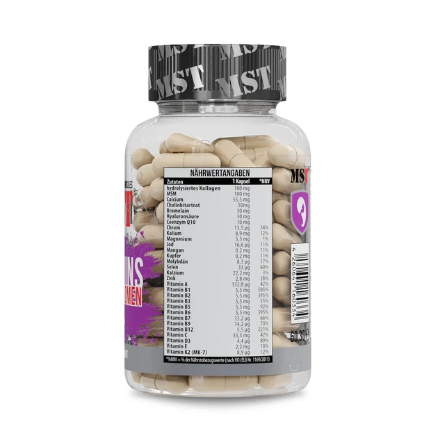 Витамины для женщин Vitamins for Woman MST, 90 капсул - изображение 2