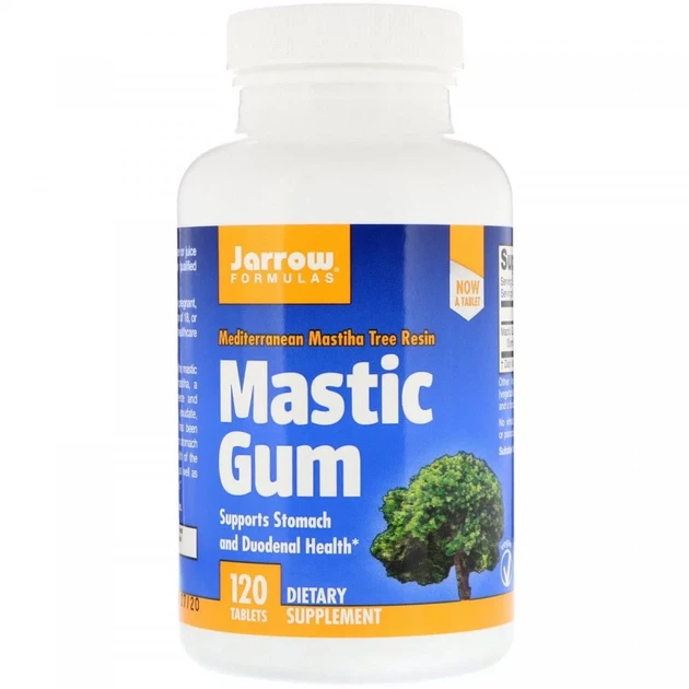 Смола мастикового дерева Jarrow Formulas (Mastic Gum) 500 мг 120 капсул - Фото 1 Смола мастикового дерева Jarrow Formulas (Mastic Gum) 500 мг 120 капсул - изображение 1