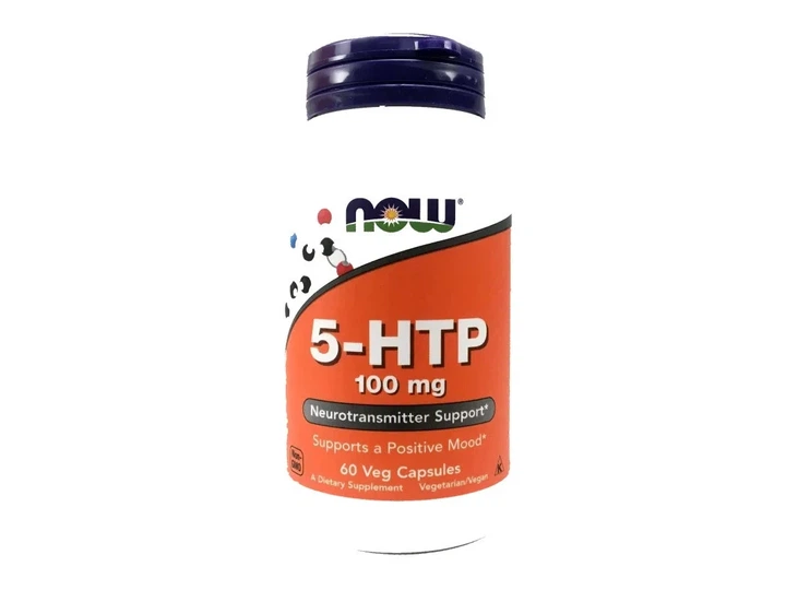 5-HTP 5-гидрокситриптофан, Now Foods, 100 мг, 60 капсул - Фото 1 5-HTP 5-гидрокситриптофан, Now Foods, 100 мг, 60 капсул - изображение 1