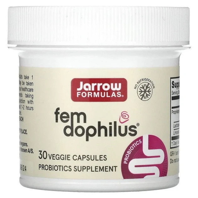 Пробиотики дофилус для женщин Women's Fem Dophilus Jarrow Formulas, 1 млрд КОЕ, 30 капсул - Фото 1 Пробиотики дофилус для женщин Women's Fem Dophilus Jarrow Formulas, 1 млрд КОЕ, 30 капсул - изображение 1