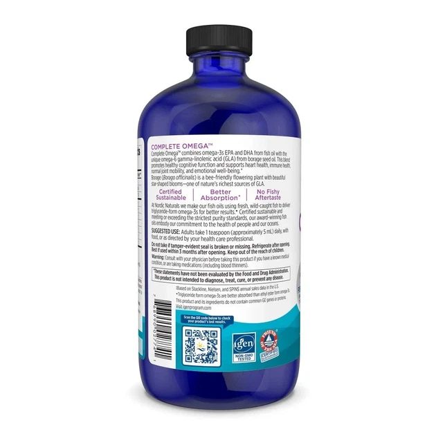 Омега 3 6 9 Complete Omega Nordic Naturals Лимон 473 мл - зображення 2