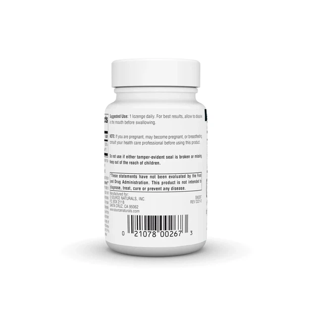 Вітамін B-6 з коферментами Coenzymated B-6 25 мг Source Naturals, 120 Таблетки - зображення 3