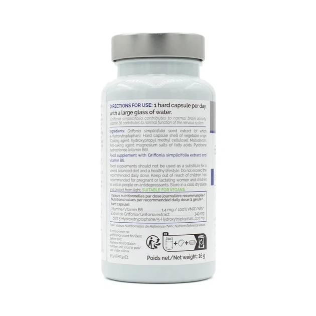 Харчова добавка для підтримки настрою 5 HTP Biocyte 100 мг 30 капсул - зображення 3