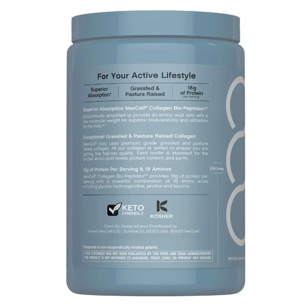 Біо-пептиди колагенового протеїну, без смаку, Collagen Protein Bio-Peptides, Neocell, 283 гр - зображення 3