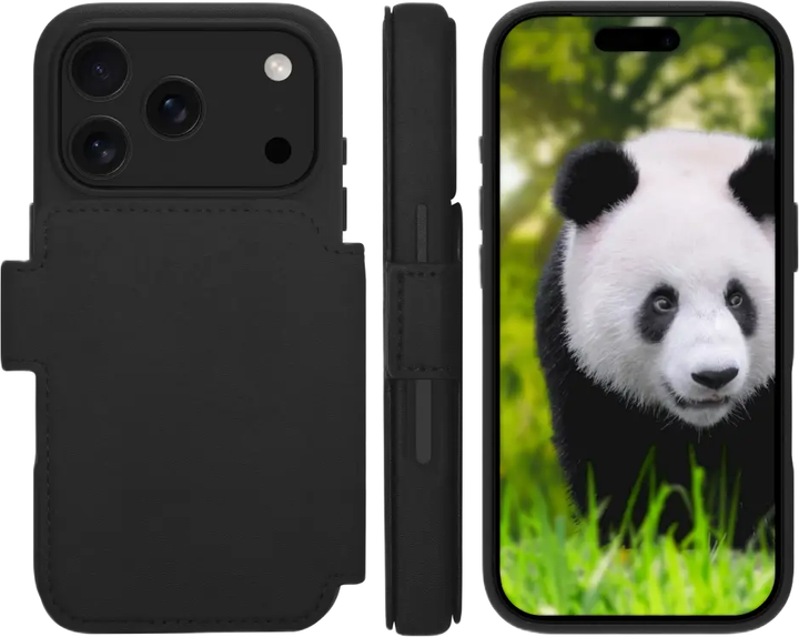 Etui z klapką Dbramante Lynge MagSafe do Apple iPhone 17 Pro Black (LM63GTBL6625) - Zdjęcie 2 Etui z klapką Dbramante Lynge MagSafe do Apple iPhone 17 Pro Black (LM63GTBL6625) - obraz 2