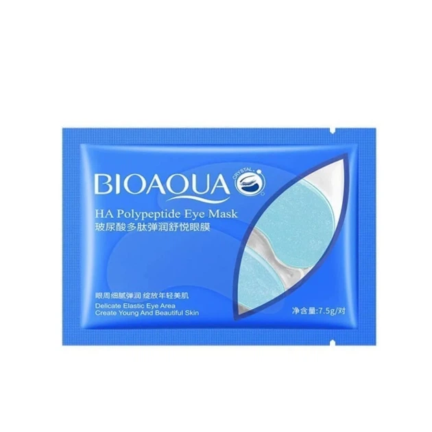 Гідрогелеві патчі з гіалуроновою кислотою та поліпептидами Bioaqua HA Polypeptide Eye Mas, 7.5 г х 5шт (6975239993147) - Фото 2 Гідрогелеві патчі з гіалуроновою кислотою та поліпептидами Bioaqua HA Polypeptide Eye Mas, 7.5 г х 5шт (6975239993147) - изображение 2