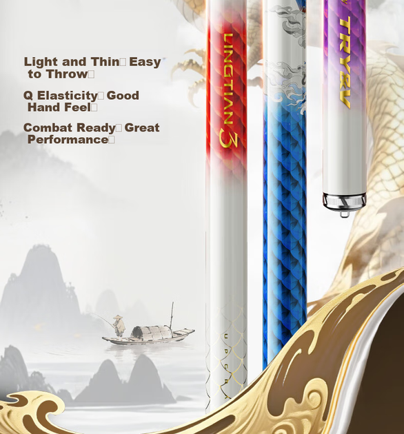 Удилище маховое Chuangwei Ling Tian San Dai Telescopic 7.2 м - изображение 3