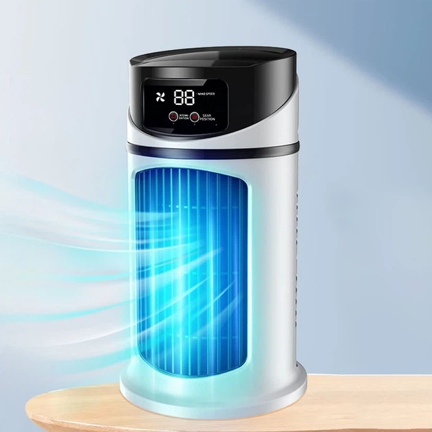 Мини-кондиционер настольный на USB, вентилятор с увлажнителем воздуха - изображение 5