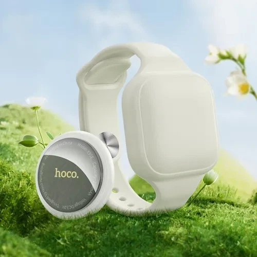 Брелок-поисковый трекер Hoco E91E Tiger Bracelet Type Gray с поддержкой Apple Find My - изображение 4
