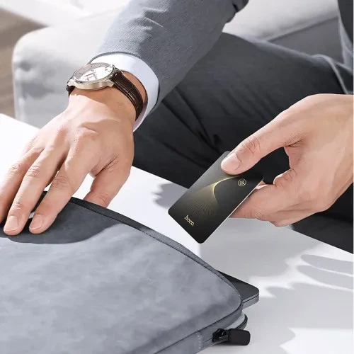 Брелок-поисковый трекер Hoco E92 Saviour Smart Positioning Anti-Lost Device Black с поддержкой Apple Find My - изображение 6