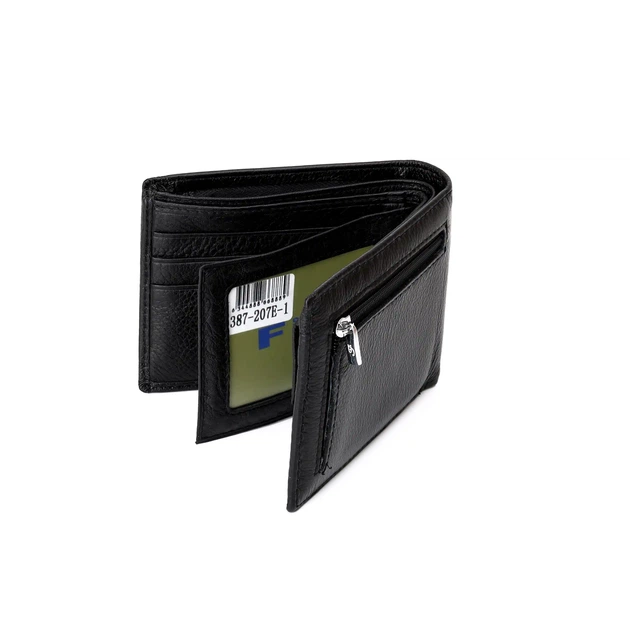 Мужской кошелек Salfeite 387-207E Black из натуральной мягкой кожи - изображение 2