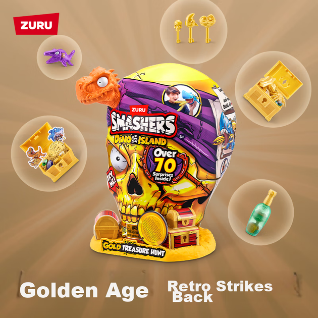 Іграшка ZURU Exploding Boy Gold Hunter Pirate Dinosaur Treasure Hunt для дітей - зображення 5