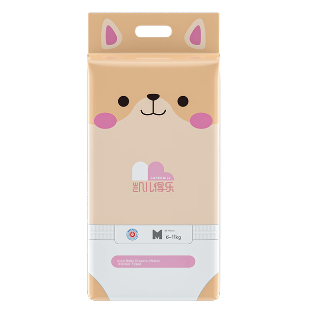 Подгузники Care Daily Cute M, 56 шт (6-11кг), детские, средний размер - изображение 8