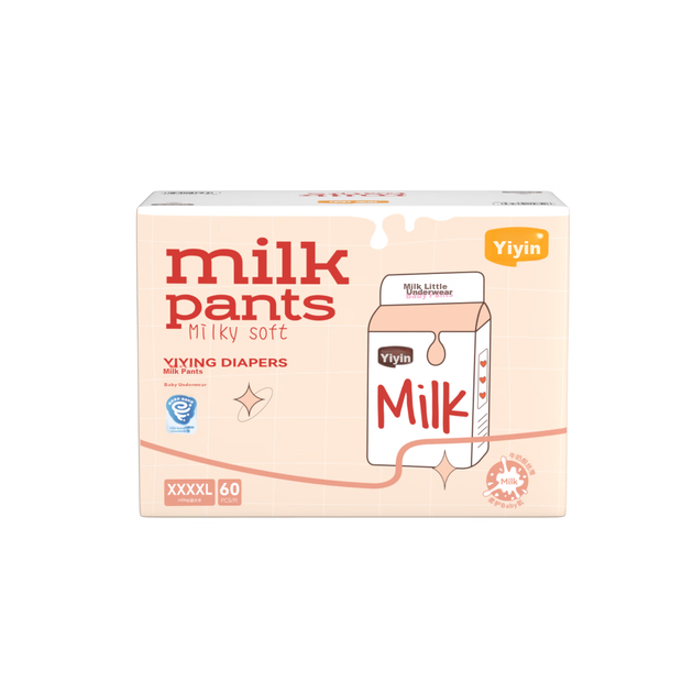 Подгузники-трусики Yiying Milk 4XL (17-19 кг), 60 шт - Фото 1 Подгузники-трусики Yiying Milk 4XL (17-19 кг), 60 шт - изображение 1
