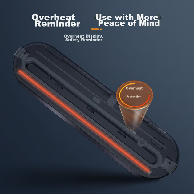 Вакуумный упаковщик Midea MJ-CF07X7 бытовой автоматический, сухая/влажная упаковка - Фото 11 Вакуумный упаковщик Midea MJ-CF07X7 бытовой автоматический, сухая/влажная упаковка - изображение 11