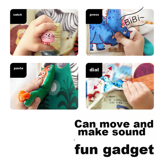 Книжка Babycare 3D тканевая для новорожденных - изображение 7