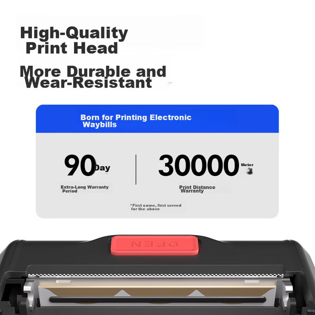 Принтер этикеток портативный Deli GE365W термо Bluetooth для доставки Cainiao - изображение 6