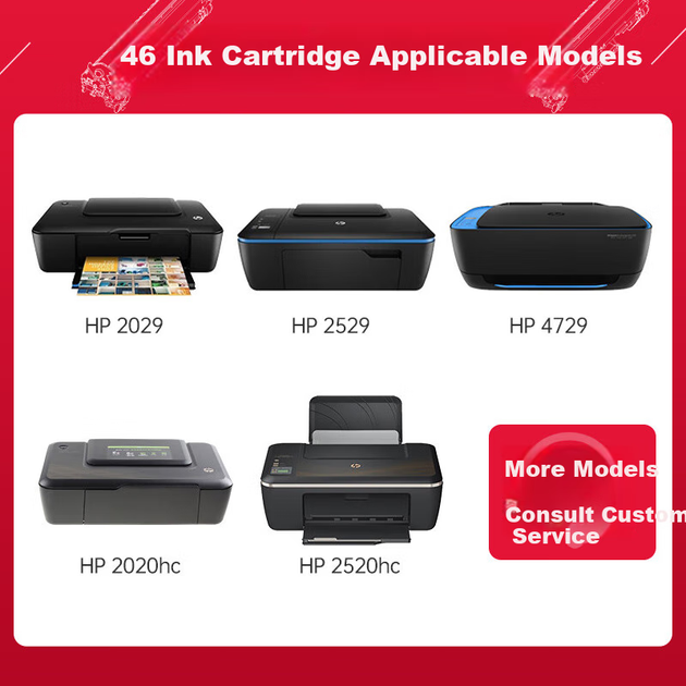 Картридж чернильный Shuangjie HP 46 многоразовый для 2020hc 2520 2029 2529 4729 - Фото 3 Картридж чернильный Shuangjie HP 46 многоразовый для 2020hc 2520 2029 2529 4729 - изображение 3