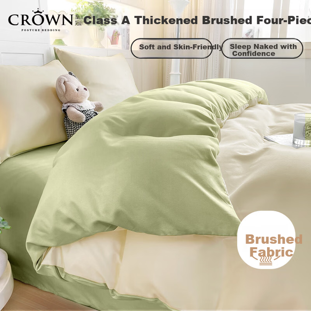 Комплект постільної білизни CROWN, 4 предмети, 1.5 м, дихаюча, літня - Фото 4 Комплект постільної білизни CROWN, 4 предмети, 1.5 м, дихаюча, літня - зображення 4