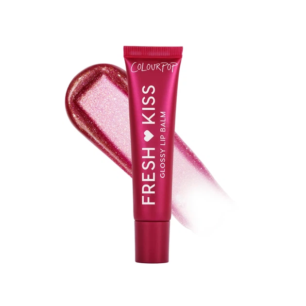 Пептидний бальзам для губ з шимером ColourPop "Chocolate Cherry" Fresh Kiss Shimmer Glossy Peptide Lip Balm - зображення 8